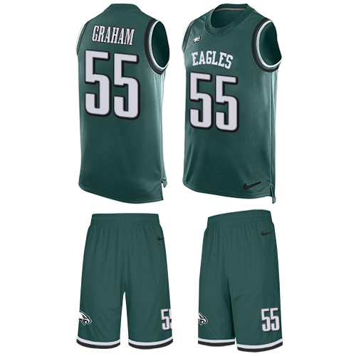 Amazing Eagles #55 Brandon Graham Midnight Green Team Color Men's Stitched NFL Limited Tank Top Suit Jersey Sports fans this is your chance Order soon to support the Eagles