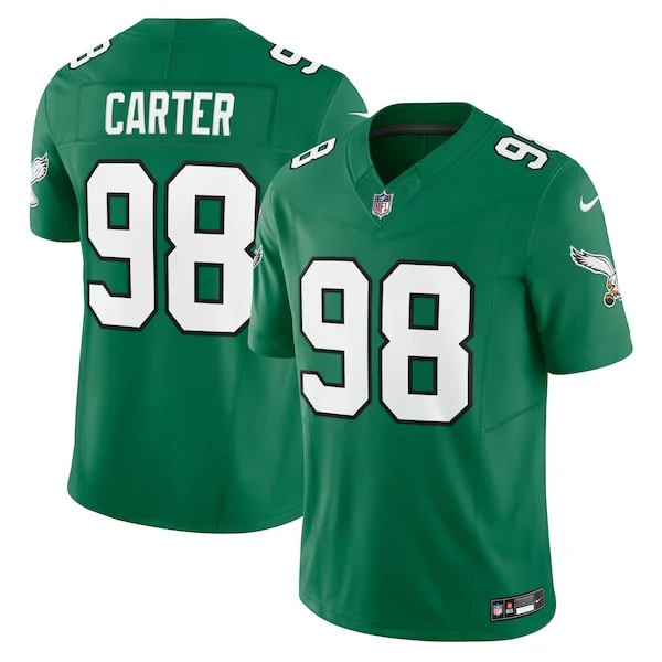 Outstanding Jalen Carter Philadelphia Eagles Nike Alternate Vapor F.U.S.E. Limited Jersey Kelly Green Act fast Only a few left Secure your Eagles jersey today