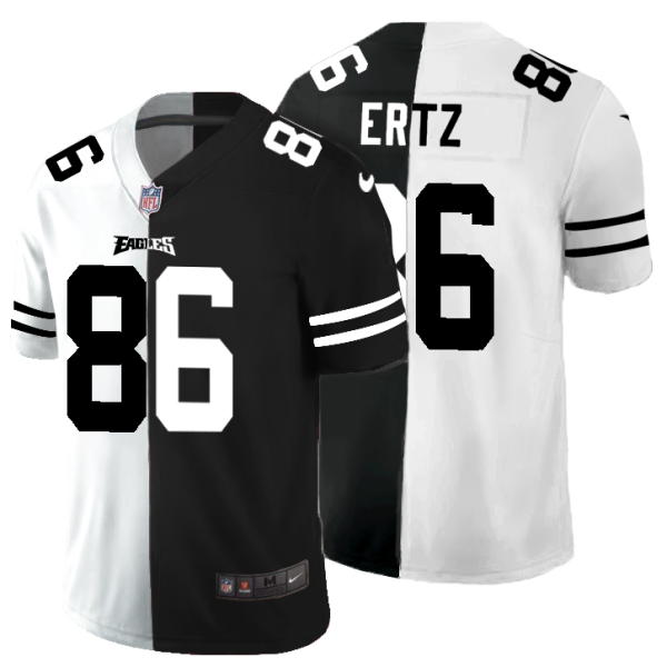 Premium Philadelphia Eagles #86 Zach Ertz Men's Black V White Peace Split Vapor Untouchable Limited NFL Jersey Hurry Exclusive offer Place your order for an Eagles jersey immediately