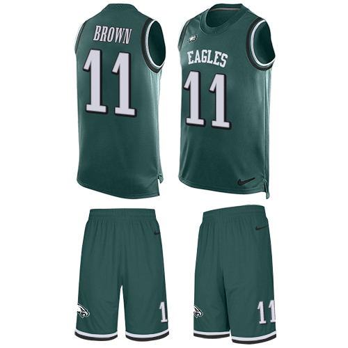 Amazing Eagles #11 A.J. Brown Green Team Color Men's Stitched NFL Limited Tank Top Suit Jersey Be among the first to own Order your Eagles jersey right away