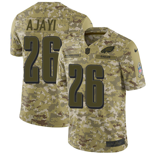 Stunning Eagles #26 Jay Ajayi Camo Youth Stitched NFL Limited 2018 Salute to Service Jersey For a short time available Don't miss your chance to own an Eagles jersey