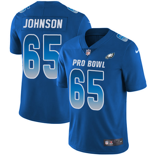 Fantastic Eagles #65 Lane Johnson Royal Youth Stitched NFL Limited NFC 2018 Pro Bowl Jersey Sports fans this is your chance Order soon to support the Eagles