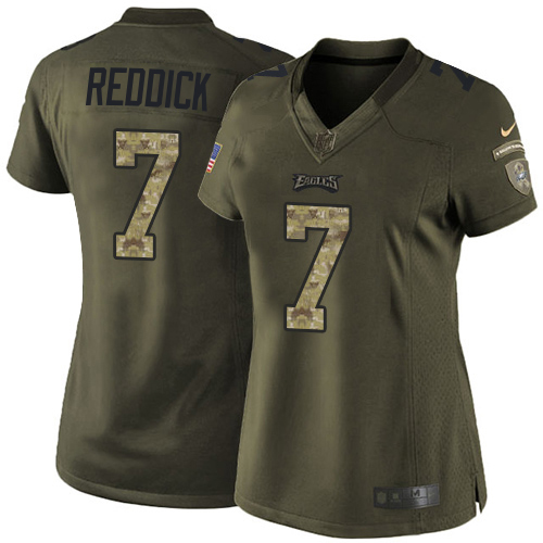 Amazing Eagles #7 Haason Reddick Green Women's Stitched NFL Limited 2015 Salute to Service Jersey Be among the first to own Order your Eagles jersey right away