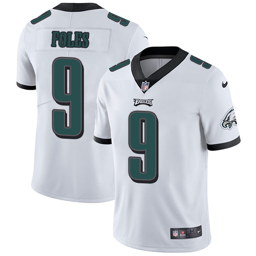 Amazing Eagles #9 Nick Foles White Men's Stitched NFL Vapor Untouchable Limited Jersey Limited stock Order now to cheer for the Eagles