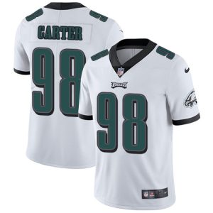 Outstanding Eagles #98 Jalen Carter White Men's Stitched NFL Vapor Untouchable Limited Jersey For a short time available Don't miss your chance to own an Eagles jersey