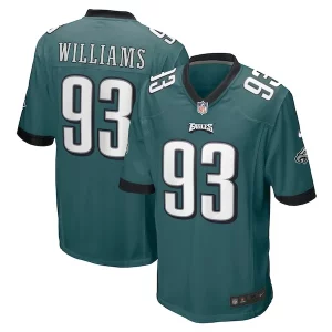 Fantastic Milton Williams Philadelphia Eagles Nike Game Jersey Midnight Green Act fast Only a few left Secure your Eagles jersey today