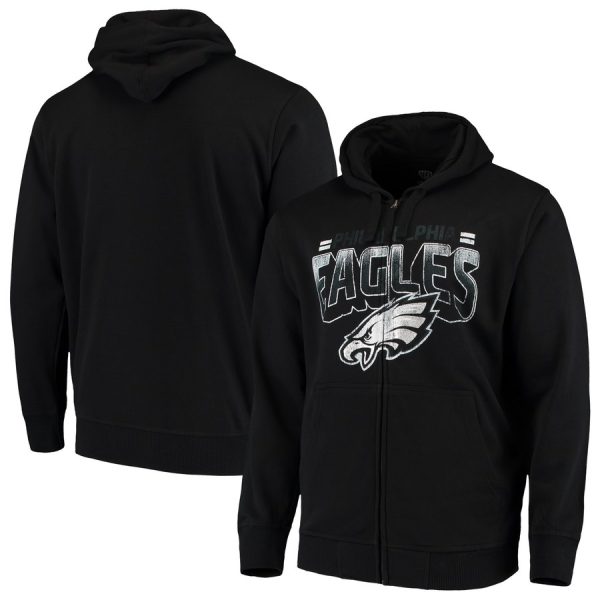 Amazing Philadelphia Eagles G III Sports by Carl Banks Perfect Season Full Zip Hoodie Black Hurry Exclusive offer Place your order for an Eagles jersey immediately
