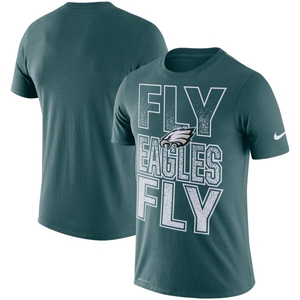 Outstanding Philadelphia Eagles Local Verbiage Performance T Shirt Midnight Green With high demand Order now to show your love for the Eagles