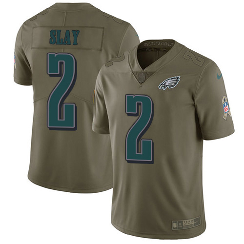 Stunning Eagles #2 Darius Slay Olive Youth Stitched NFL Limited 2017 Salute To Service Jersey For a short time available Don't miss your chance to own an Eagles jersey