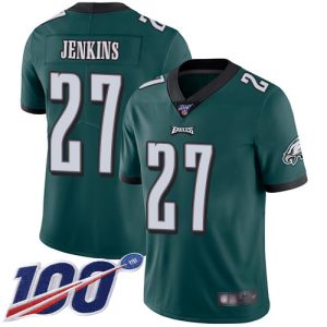 Gorgeous Eagles #27 Malcolm Jenkins Midnight Green Team Color Men's Stitched NFL 100th Season Vapor Limited Jersey Retailers boost your inventory Order these popular Eagles jerseys