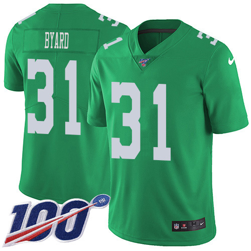 Amazing Eagles #31 Kevin Byard Green Men's Stitched NFL Limited Rush 100th Season Jersey For a short time available Don't miss your chance to own an Eagles jersey