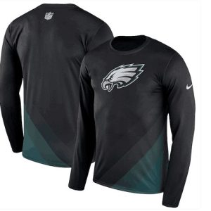 Amazing Men's Philadelphia Eagles Black Sideline Legend Prism Performance Long Sleeve T Shirt Be among the first to own Order your Eagles jersey right away