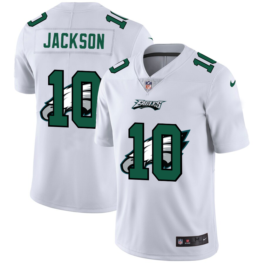HighQuality Philadelphia Eagles #10 Desean Jackson White Men's Team Logo Dual Overlap Limited NFL Jersey Sports fans this is your chance Order soon to support the Eagles