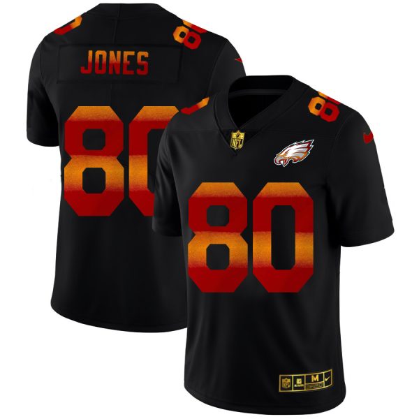 HighQuality Philadelphia Eagles #80 Julio Jones Men's Black Red Orange Stripe Vapor Limited NFL Jersey Sports fans this is your chance Order soon to support the Eagles