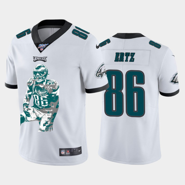 Superb Philadelphia Eagles #86 Zach Ertz Team Hero 2 Vapor Limited NFL 100 Jersey White Hurry Exclusive offer Place your order for an Eagles jersey immediately