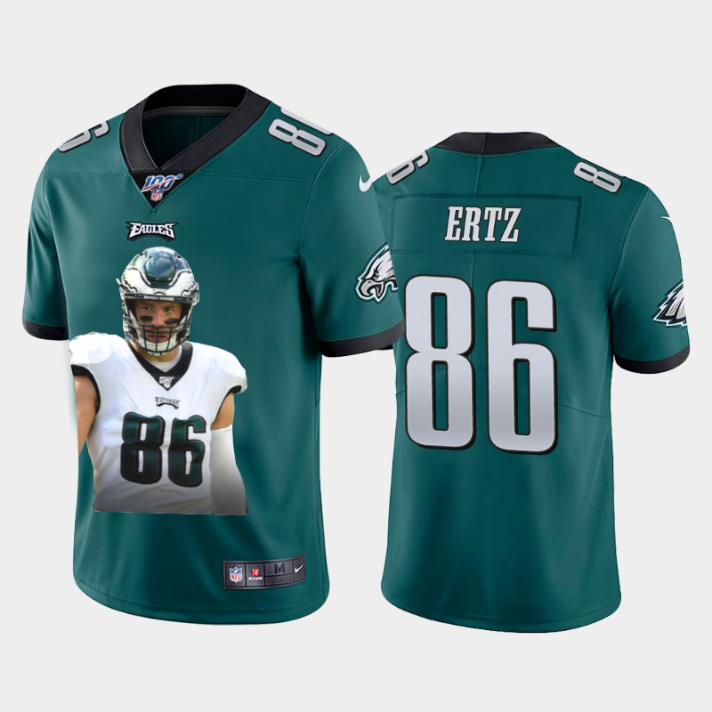 Delightful Philadelphia Eagles #86 Zach Ertz Team Hero 4 Vapor Limited NFL 100 Jersey Green Sports enthusiasts Seize the opportunity Order your Eagles jersey
