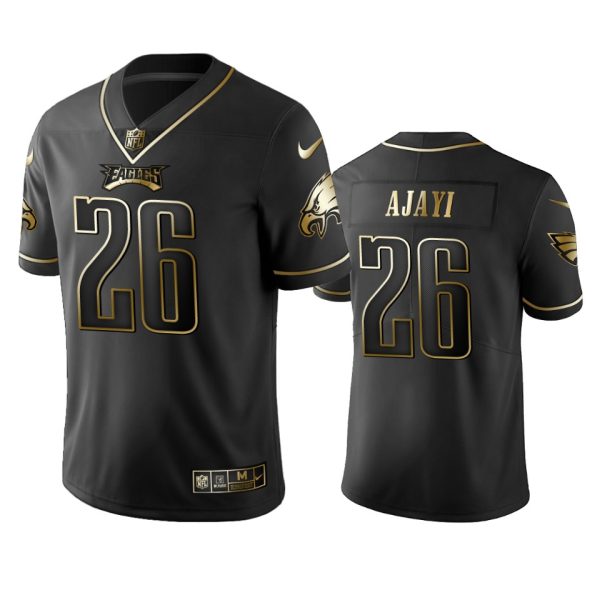 Fantastic Eagles #26 Jay Ajayi Black Golden Limited Edition Stitched NFL Jersey Retailers boost your inventory Order these popular Eagles jerseys