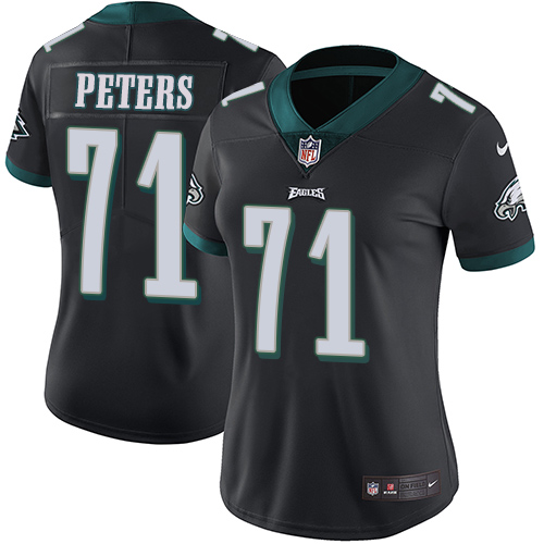Gorgeous Eagles #71 Jason Peters Black Alternate Women's Stitched NFL Vapor Untouchable Limited Jersey Retailers boost your inventory Order these popular Eagles jerseys