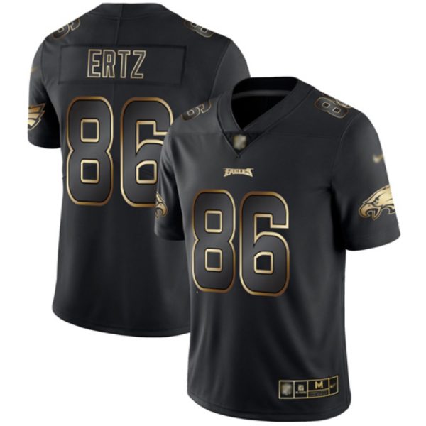 Outstanding Eagles #86 Zach Ertz Black/Gold Men's Stitched NFL Vapor Untouchable Limited Jersey With high demand Order now to show your love for the Eagles