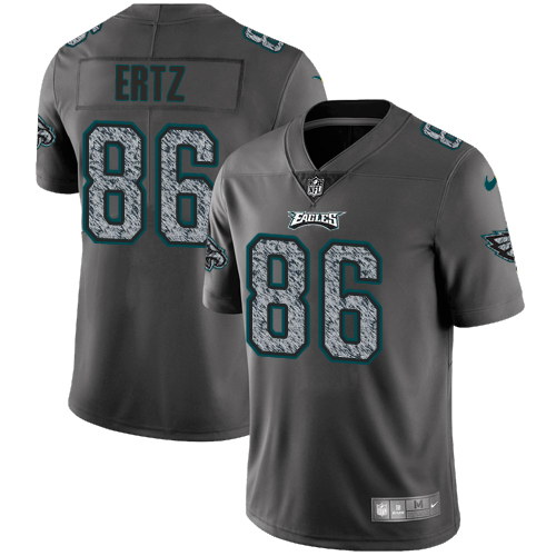 Amazing Eagles #86 Zach Ertz Gray Static Youth Stitched NFL Vapor Untouchable Limited Jersey Collectors this is a must have Add this Eagles jersey to your collection