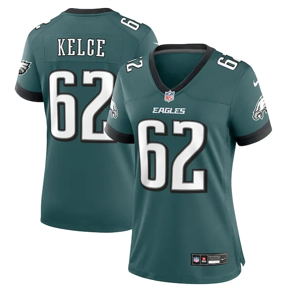 Delightful Jason Kelce Philadelphia Eagles Nike Women's Team Game Jersey Midnight Green For a short time available Don't miss your chance to own an Eagles jersey