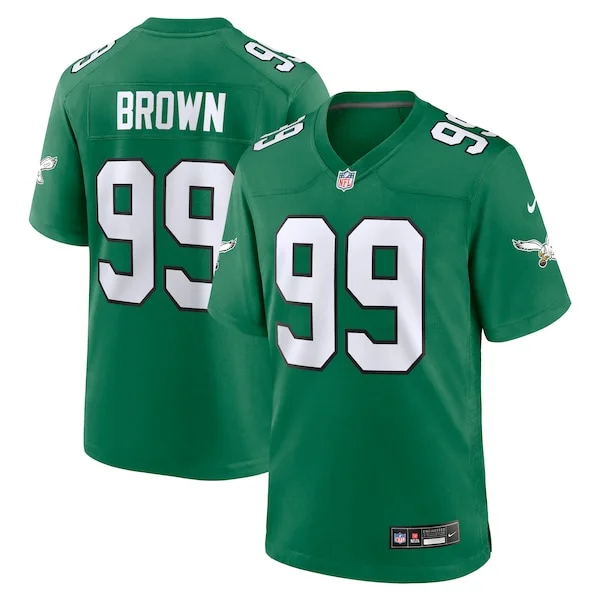 HighQuality Jerome Brown Philadelphia Eagles Nike Alternate Game Jersey Kelly Green Retailers boost your inventory Order these popular Eagles jerseys