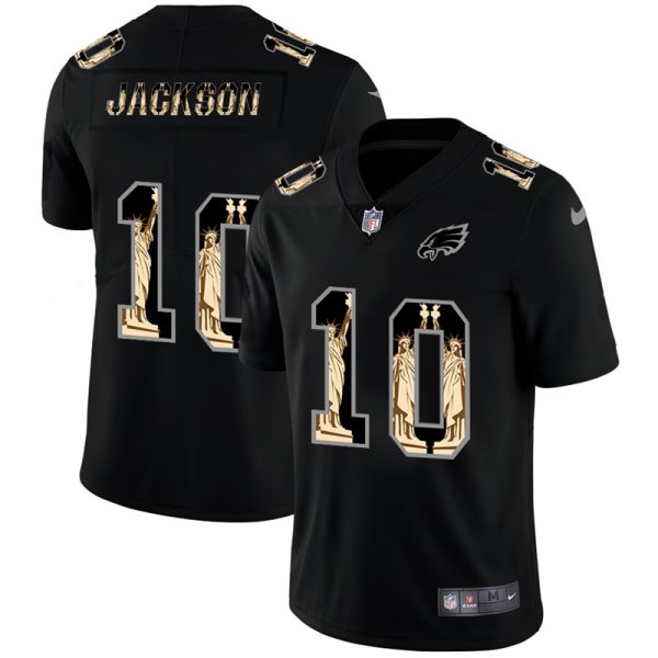 Premium Philadelphia Eagles #10 DeSean Jackson Carbon Black Vapor Statue Of Liberty Limited NFL Jersey Retailers boost your inventory Order these popular Eagles jerseys