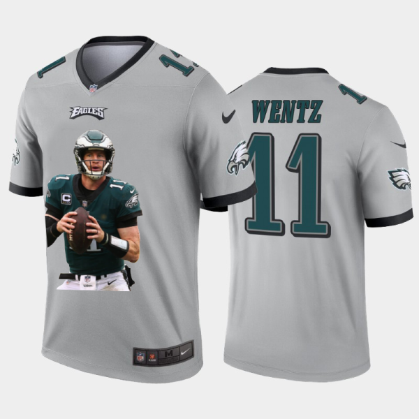 Fantastic Philadelphia Eagles #11 Carson Wentz Team Hero 2 Vapor Limited NFL Jersey Grey Sports fans this is your chance Order soon to support the Eagles