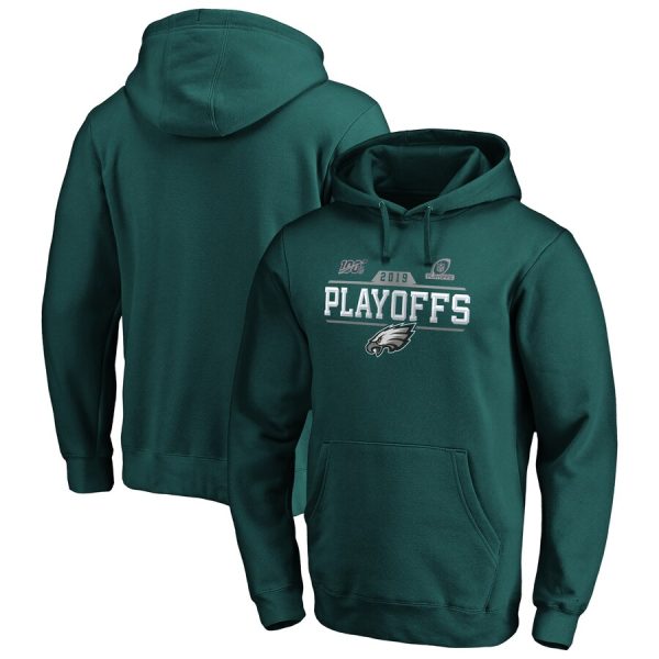 Outstanding Philadelphia Eagles 2019 NFL Playoffs Bound Chip Shot Pullover Hoodie Midnight Green With high demand Order now to show your love for the Eagles