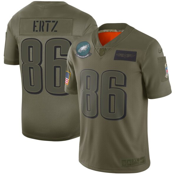 Superb Eagles #86 Zach Ertz Camo Men's Stitched NFL Limited 2019 Salute To Service Jersey Sports enthusiasts Seize the opportunity Order your Eagles jersey
