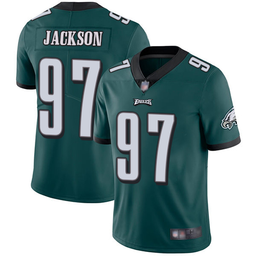 Stunning Eagles #97 Malik Jackson Midnight Green Team Color Men's Stitched NFL Vapor Untouchable Limited Jersey For a short time available Don't miss your chance to own an Eagles jersey