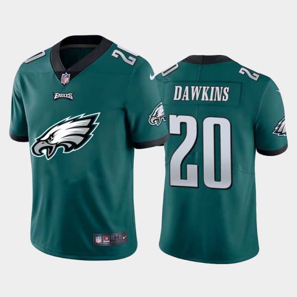HighQuality Philadelphia Eagles #20 Brian Dawkins Green Men's Big Team Logo Vapor Limited NFL Jersey For a short time available Don't miss your chance to own an Eagles jersey