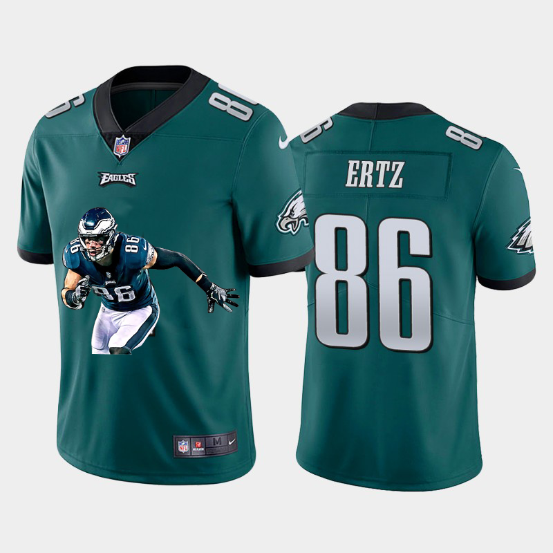 Delightful Philadelphia Eagles #86 Zach Ertz Men's Player Signature Moves Vapor Limited NFL Jersey Green Limited stock Order now to cheer for the Eagles