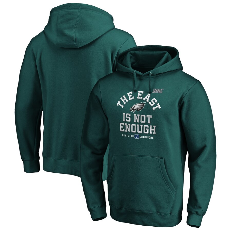 Outstanding Philadelphia Eagles NFL 2019 NFC East Division Champions Cover Two Pullover Hoodie Midnight Green With high demand Order now to show your love for the Eagles