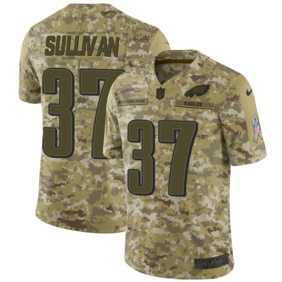 Outstanding Eagles #37 Tre Sullivan Camo Men's Stitched NFL Limited 2018 Salute To Service Jersey Sports enthusiasts Seize the opportunity Order your Eagles jersey