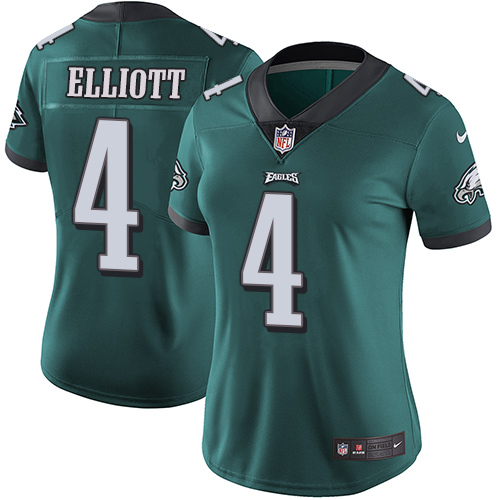 Amazing Eagles #4 Jake Elliott Midnight Green Team Color Women's Stitched NFL Vapor Untouchable Limited Jersey Hurry Exclusive offer Place your order for an Eagles jersey immediately
