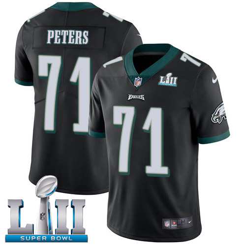 Delightful Eagles #71 Jason Peters Black Alternate Super Bowl LII Men's Stitched NFL Vapor Untouchable Limited Jersey Sports enthusiasts Seize the opportunity Order your Eagles jersey