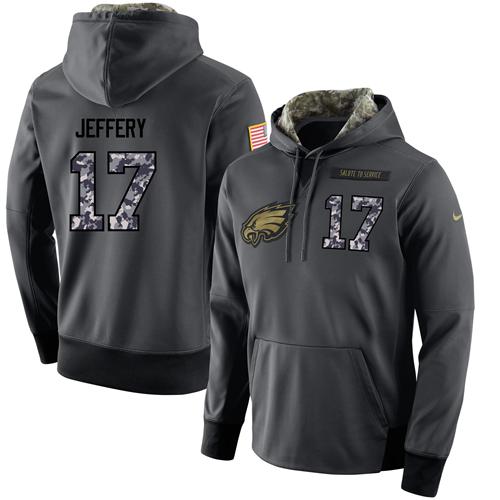 Gorgeous NFL Men's Philadelphia Eagles #17 Alshon Jeffery Stitched Black Anthracite Salute to Service Player Performance Hoodie Hurry Exclusive offer Place your order for an Eagles jersey immediately