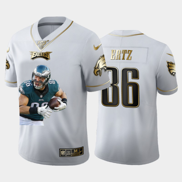 Outstanding Philadelphia Eagles #86 Zach Ertz Team Hero 1 Vapor Limited NFL 100 Jersey White Golden Sports fans this is your chance Order soon to support the Eagles