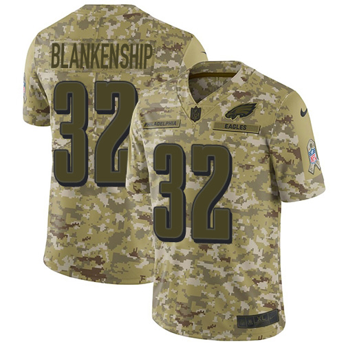 Gorgeous Eagles #32 Reed Blankenship Camo Youth Stitched NFL Limited 2018 Salute To Service Jersey Collectors this is a must have Add this Eagles jersey to your collection