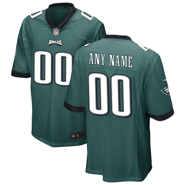 Gorgeous Philadelphia Eagles Nike Custom Game Jersey Midnight Green With high demand Order now to show your love for the Eagles
