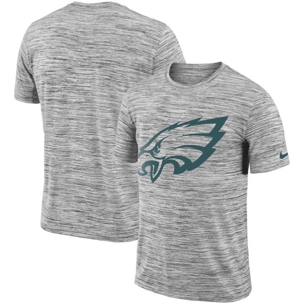 Outstanding Philadelphia Eagles Sideline Legend Velocity Travel Performance T Shirt Heathered Black Sports fans this is your chance Order soon to support the Eagles