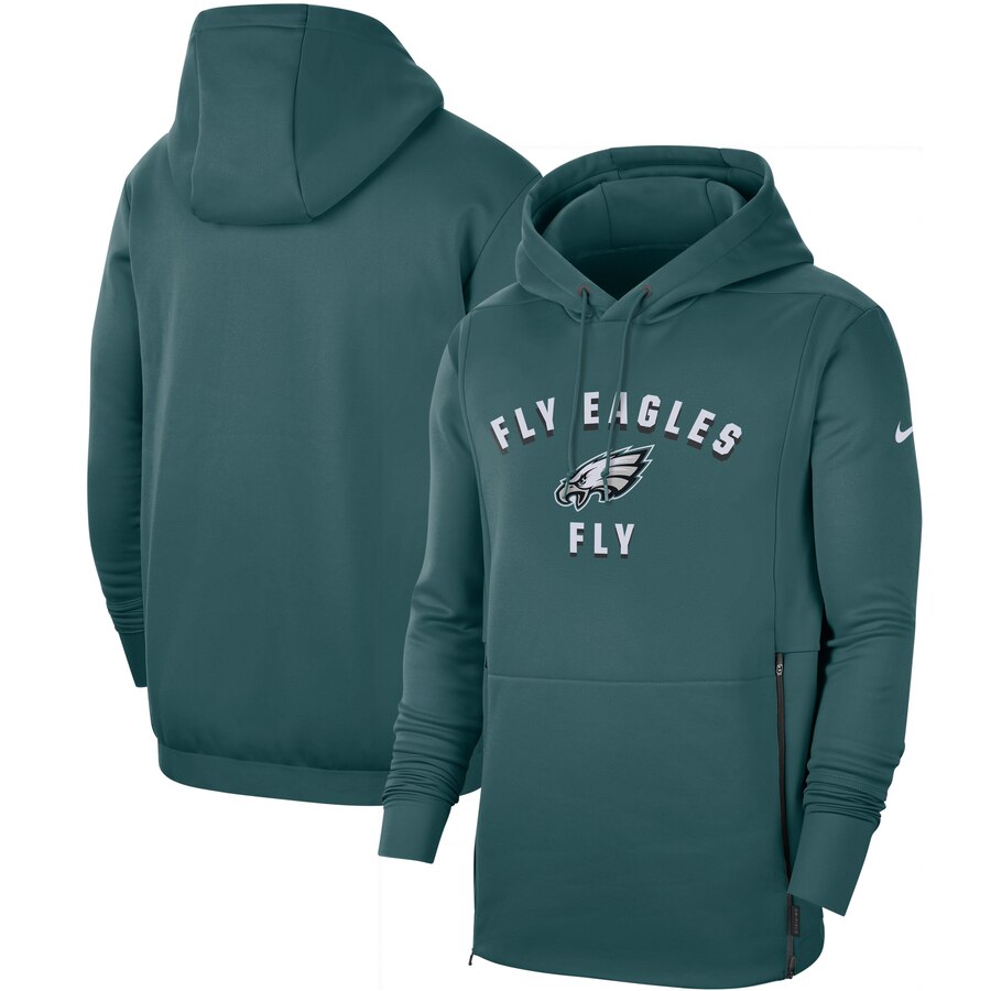 Fantastic Philadelphia Eagles Sideline Local Performance Pullover Hoodie Midnight Green Hurry Exclusive offer Place your order for an Eagles jersey immediately