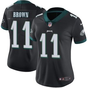 Fantastic Eagles #11 A.J. Brown Black Alternate Women's Stitched NFL Vapor Untouchable Limited Jersey Sports fans this is your chance Order soon to support the Eagles