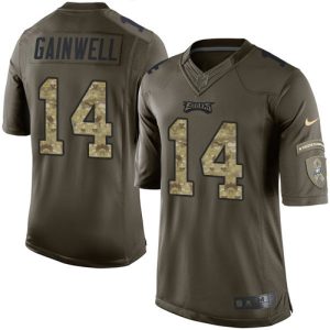 Fantastic Eagles #14 Kenneth Gainwell Green Youth Stitched NFL Limited 2015 Salute to Service Jersey Hurry Exclusive offer Place your order for an Eagles jersey immediately