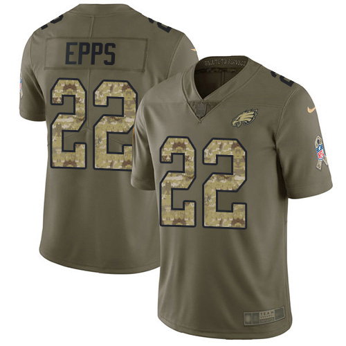 Superb Eagles #22 Marcus Epps Olive/Camo Men's Stitched NFL Limited 2017 Salute To Service Jersey Retailers boost your inventory Order these popular Eagles jerseys