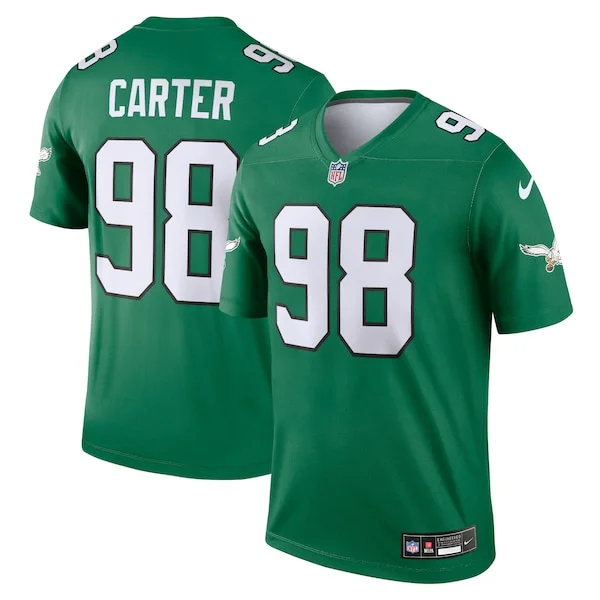 Superb Jalen Carter Philadelphia Eagles Nike Alternate Legend Jersey Kelly Green For a short time available Don't miss your chance to own an Eagles jersey