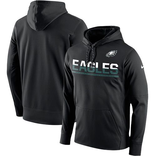Superb Men's Philadelphia Eagles Black Sideline Circuit Pullover Performance Hoodie Hurry Exclusive offer Place your order for an Eagles jersey immediately