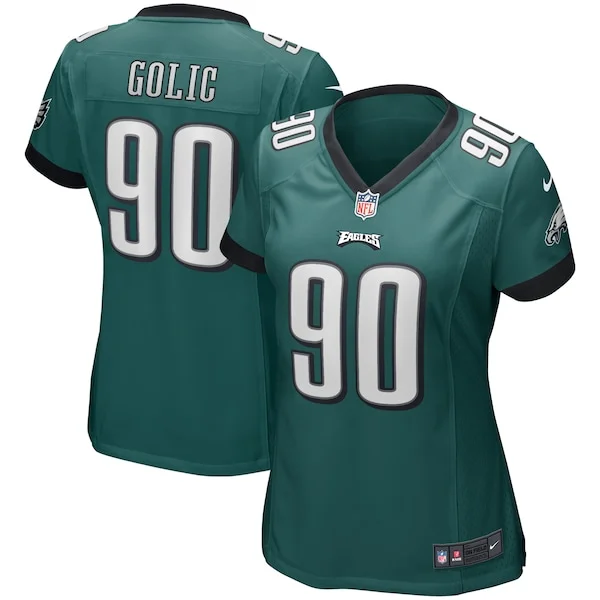 Stunning Mike Golic Philadelphia Eagles Nike Women's Game Retired Player Jersey Midnight Green With high demand Order now to show your love for the Eagles