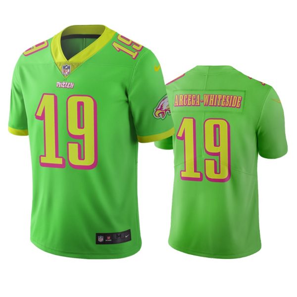 Amazing Philadelphia Eagles #19 JJ Arcega whiteside Green Vapor Limited City Edition NFL Jersey Sports enthusiasts Seize the opportunity Order your Eagles jersey